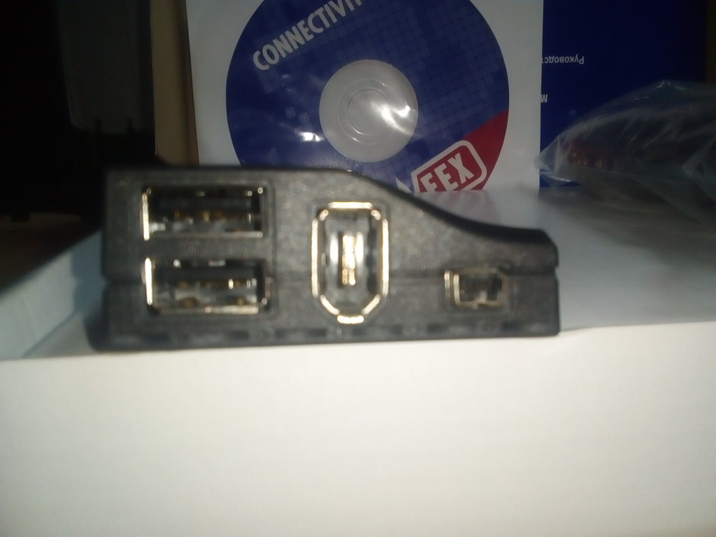 Sweex USB + FireWire card laptop SWusbfirewirdecard