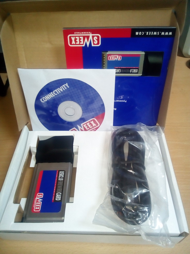 Sweex USB + FireWire card laptop SWusbfirewirdecard